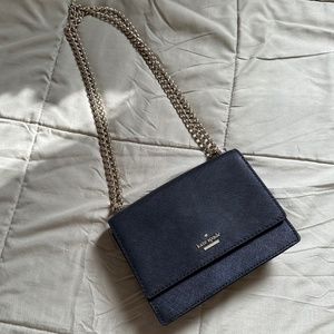 Kate Spade Crossbody Shoulder Chain Black Handbag